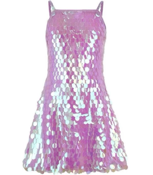 Lola + the Boys Girls' Magic Paillette Dress