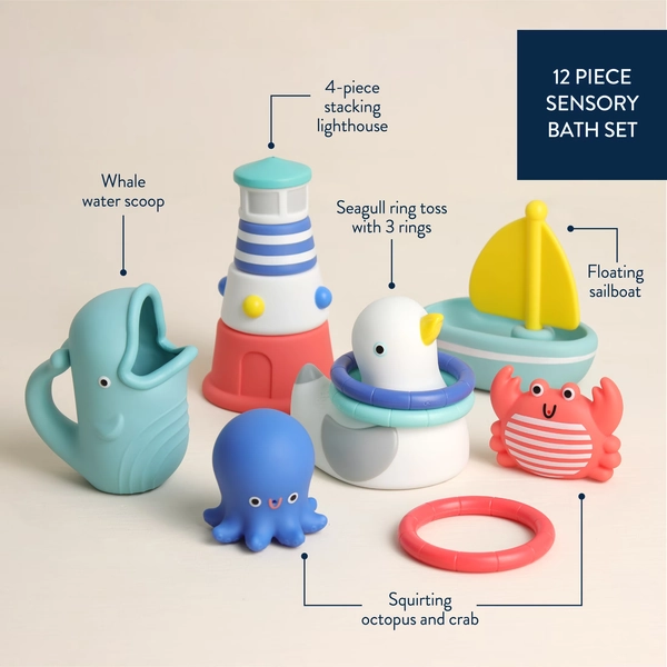 Itzy Ritzy Splash & Learn Seaside Gift Set