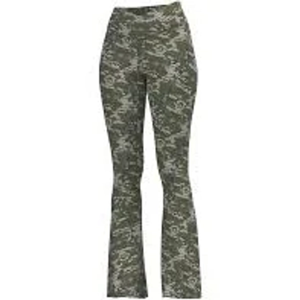 Local Girl Outfitters Flare Leggings - Green Leaf - L5160004-GNL