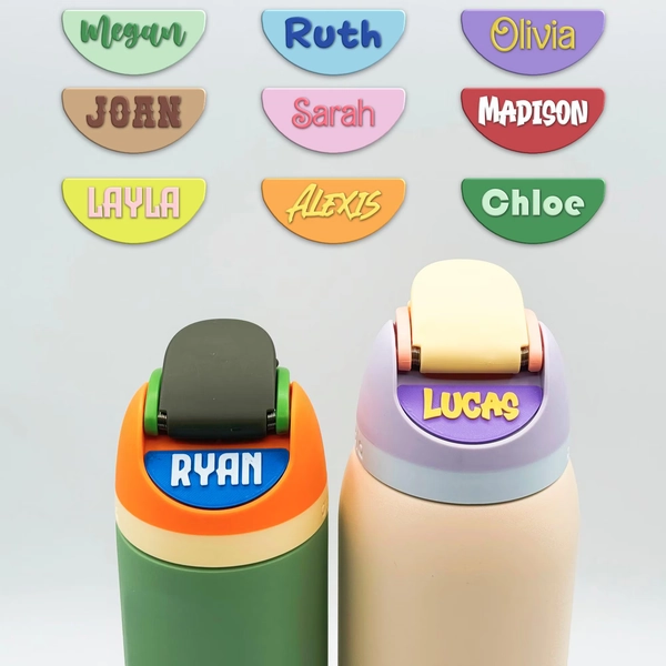 Personalized Owala Name Plate - Custom Owala Tumbler Tag - Owala FreeSip Lid Topper - Owala name plate - 3D Printed