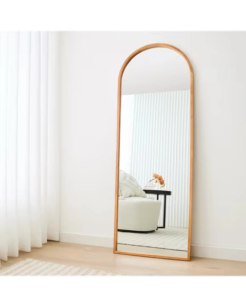 Arch Oak Look Floor Mirror, 170cm x 60cm