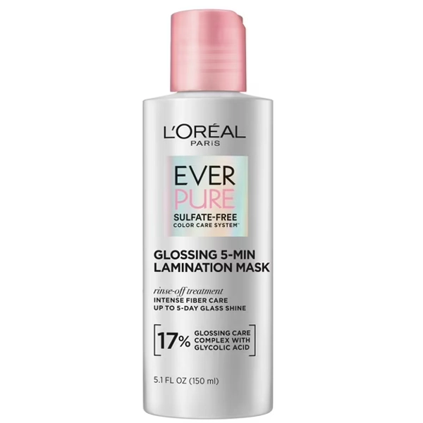 L'Oreal Paris EverPure Glossing Mirror Shine Mask, 5.1 fl oz