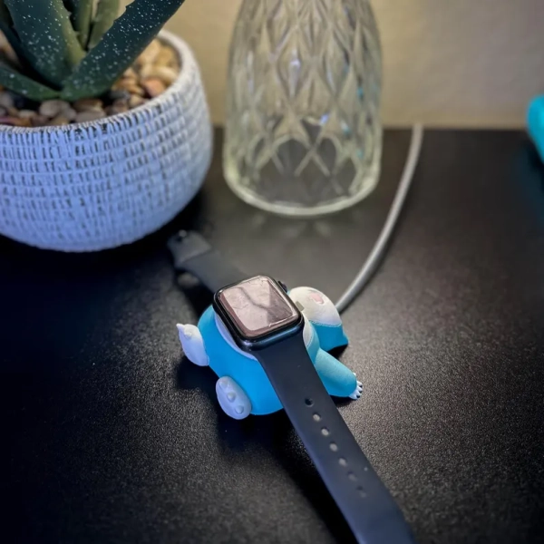 Snorlax Watch Charger Base, Pokémon, Apple Watch, Samsung Watch, Pixel Watch, Google Watch, Snorlax, Snorlax Keychain