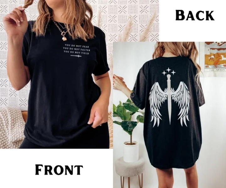 Valkyrie ACOTAR T-Shirt: Azriel Shadowsinger, Bat Boys Bookish Tee