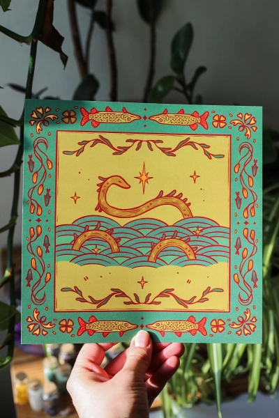 Sea Monster Art Print