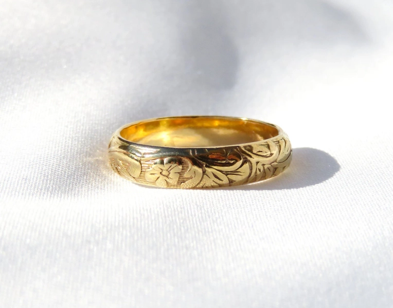 14k Gold Filled Ring, Gold Ring, Thick Gold Ring, Gold Stack Ring, Simple Gold Ring, Stacking Ring, Thick Ring, Wedding Band, Gold - Ring size: 2 US
