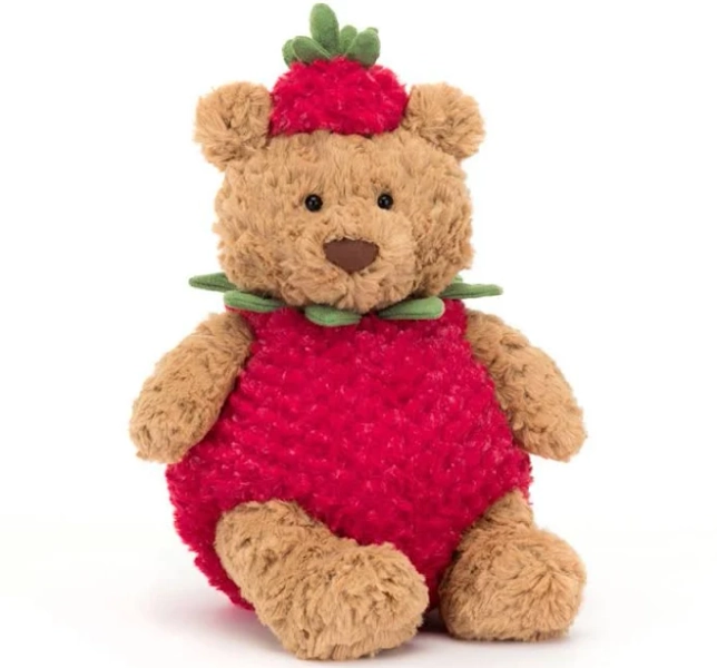 Jellycat Bartholomew Bear Strawberry