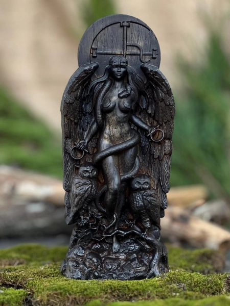 Lilith Goddess Statue  Feminine Power, Pagan & Wiccan Altar Decor