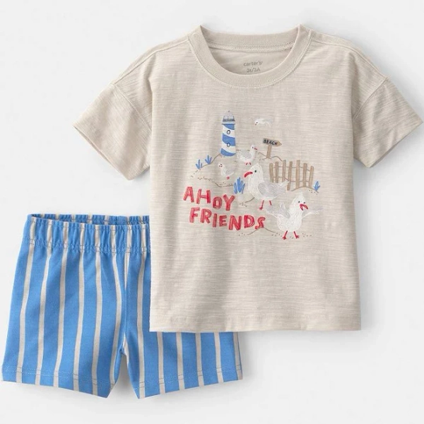 Carter's Boys' Seagull 2-Piece Short Set