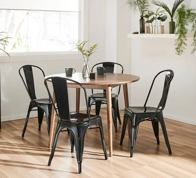 Tara 4 Seater Round Dining Table