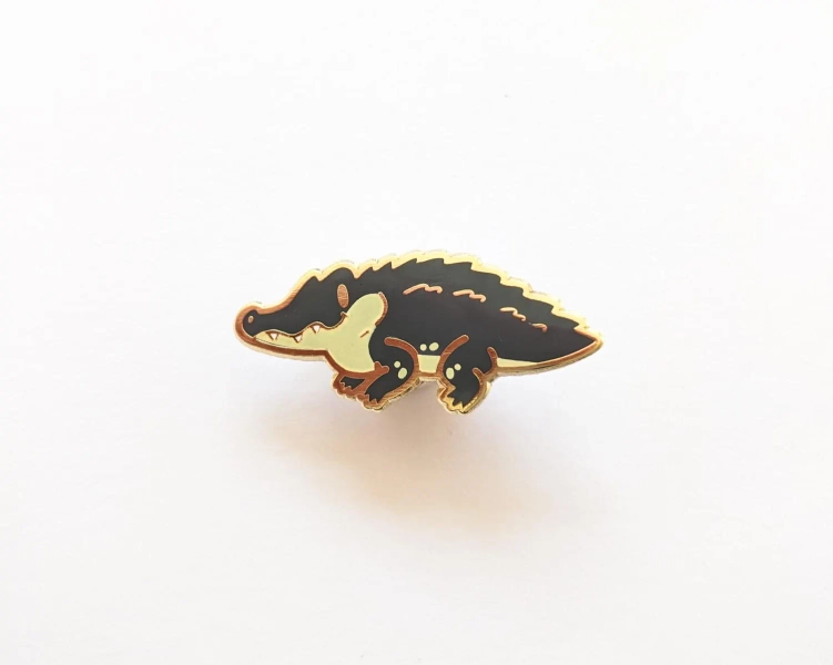 American Alligator - Tiny Reptile Enamel Pins