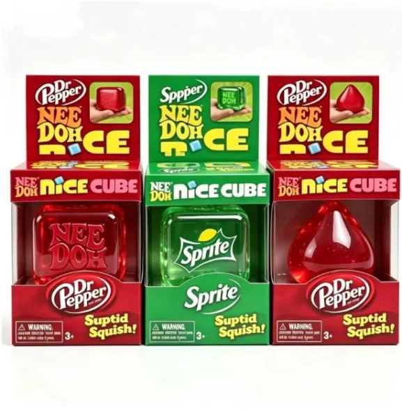 Schylling Needoh Nice Sensory Squeezing Toy blind box Cube for Stress Relief and Release Toy for