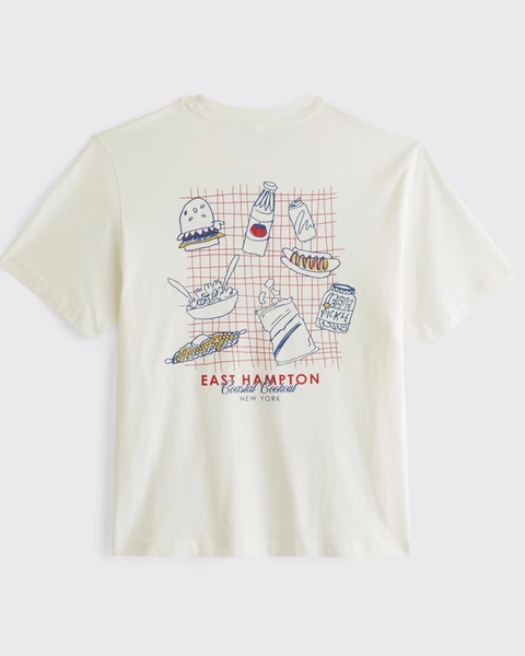 East Hampton Vintage-Inspired Graphic Tee