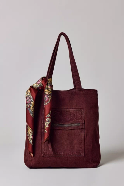 BDG Logo Washed Denim Tote Bag