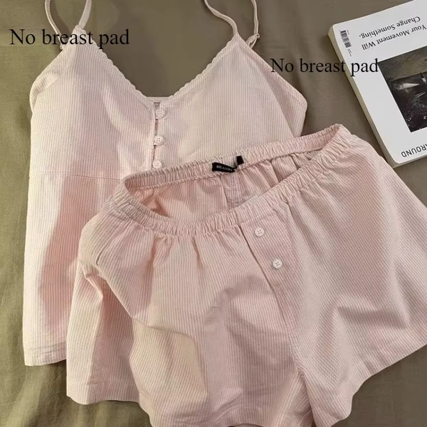 2025 New Cotton Sleepwear Women's Summer Short Sleeved Shorts Cute Women's Home Clothing Set Женская Пижама - AliExpress 200574005