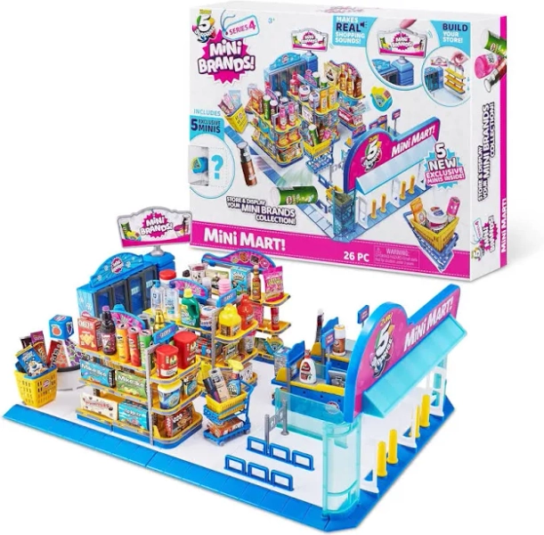 Mini Brands Mini Mart Playset By Series 4 Exclusive And Mystery
