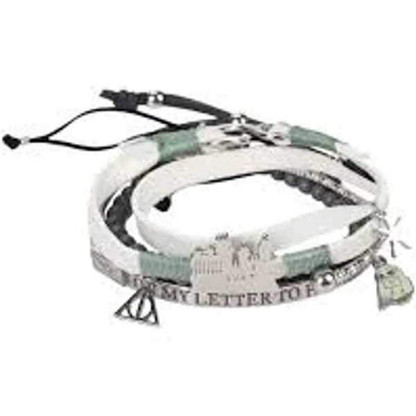 Harry Potter 4 Pack Letter to Hogwarts Bracelet Set