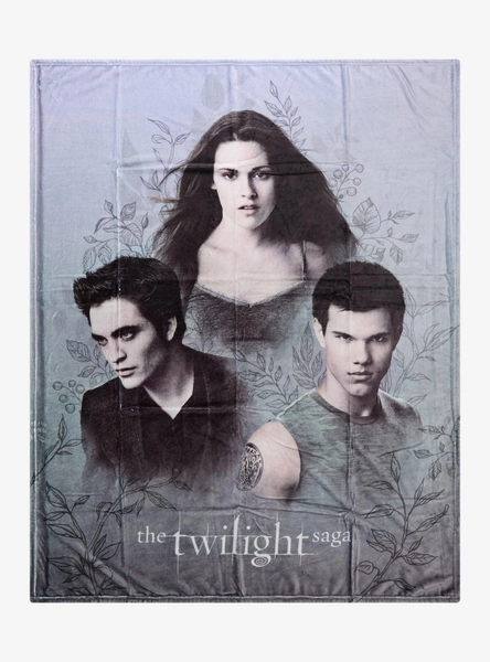 The Twilight Saga Trio Grey Throw Blanket