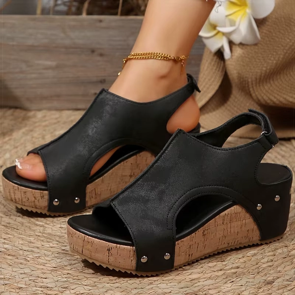 Women's Sandals High Heels Sandals With Wedges Shoes Woman Platform Sandals Summer Peep Toe Heeled Slippers Sandalias De Mujer - AliExpress 322