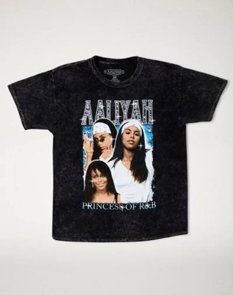Spencer's Aaliyah Collage T-Shirt