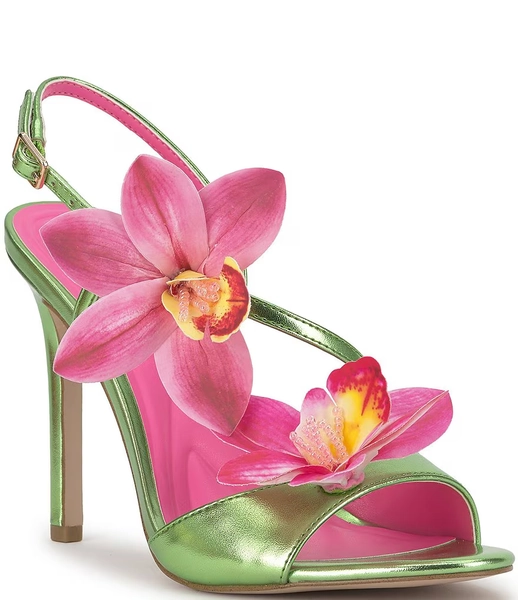Jessica Simpson Jylia 3D Flower Dress Sandals