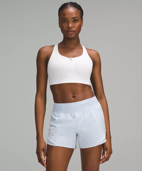 lululemon Energy Zip-Front Bra *High-Support, B–G Cups - White - 34DD