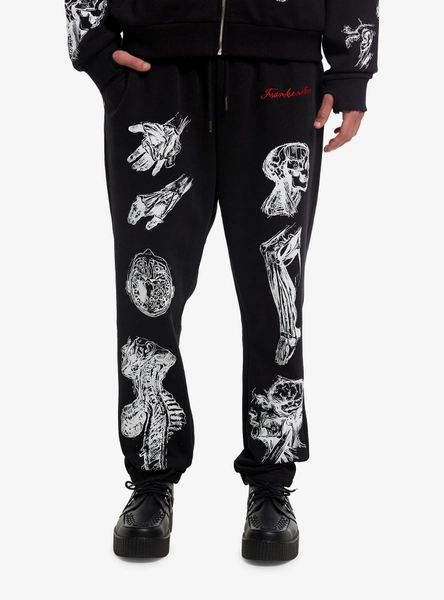 Frankenstein Anatomy Sketch Jogger Sweatpants