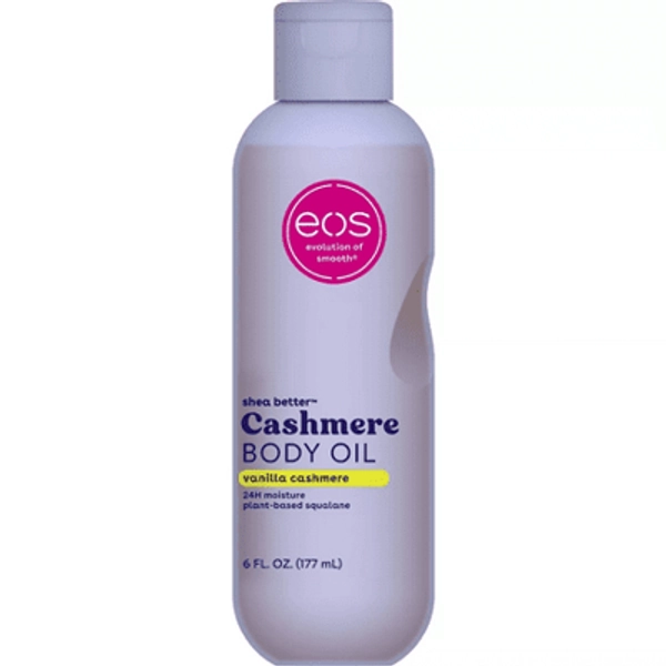 eos Shea Better Vanilla Cashmere Body Oil  Skin Nourishing Lightweight Silky Finish  6 fl oz