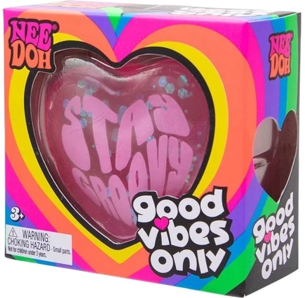 Bigjigs Toys NeeDoh Good Vibes Only Stress Ball