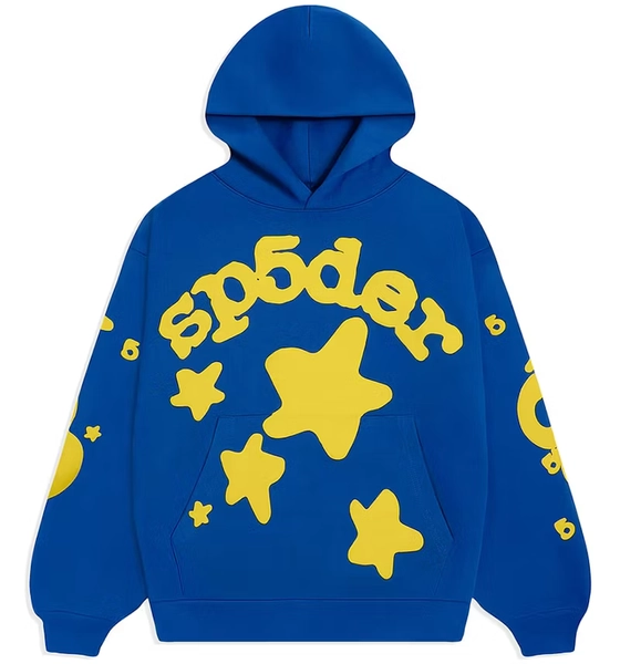 Sp5der Beluga Hoodie TC Blue