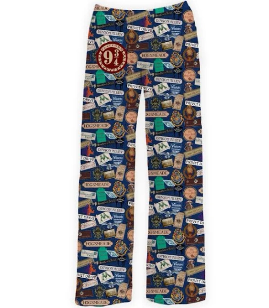 Harry Potter Magical Locations Pajama Pants