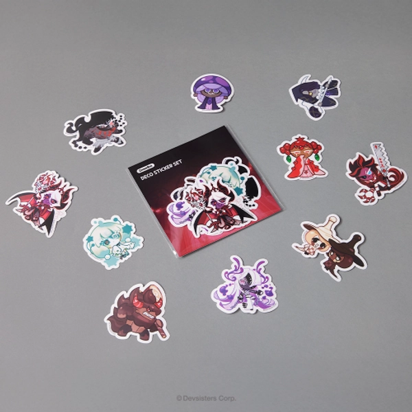 CookieRun Sticker Set of Darkness