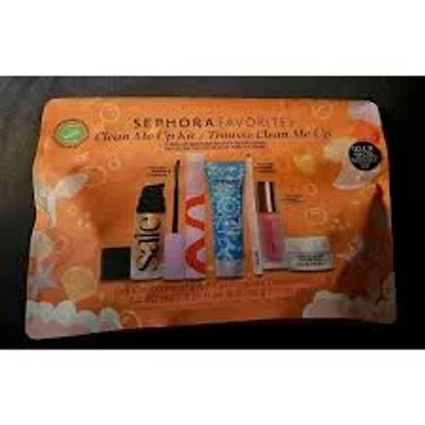 NEW Sephora Favorites Multicolor Clean Me Up Paraben-Free Kit Cosmetic Kit