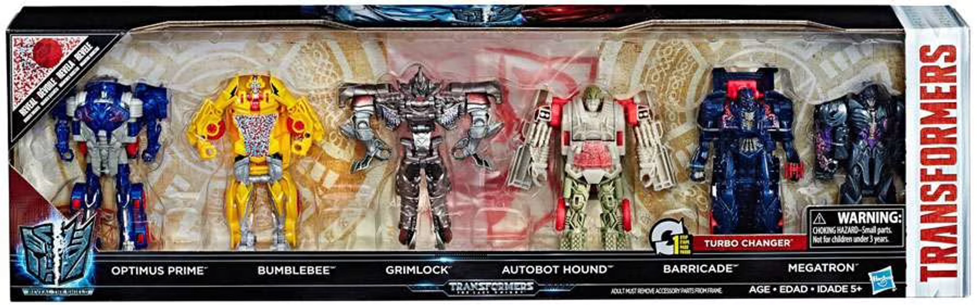 Transformers Reveal the Shield Optimus Prime, Bumblebee, Grimlock, Hound, Barricade & Megatron Action Figure 6-Pack - Walmart.com