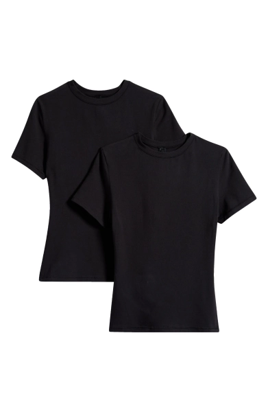 2-Pack Stretch Cotton Jersey T-Shirt