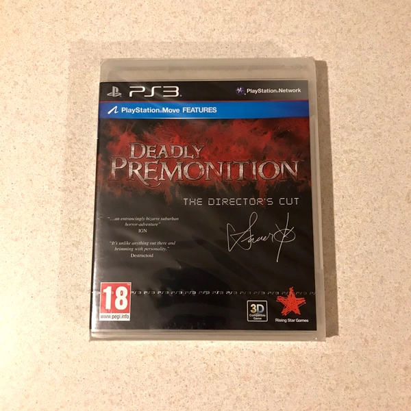 Deadly Premonition: The Director's Cut (PS3, 2013) Sealed