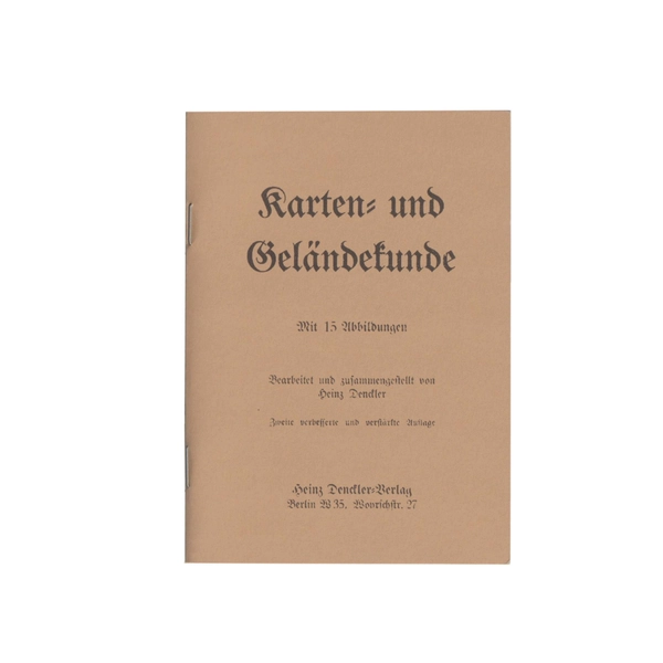 Karten und Geländekunde manual