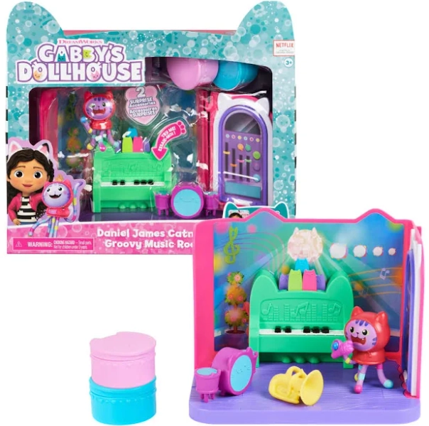 Gabby's Dollhouse Groovy Music Room Playset