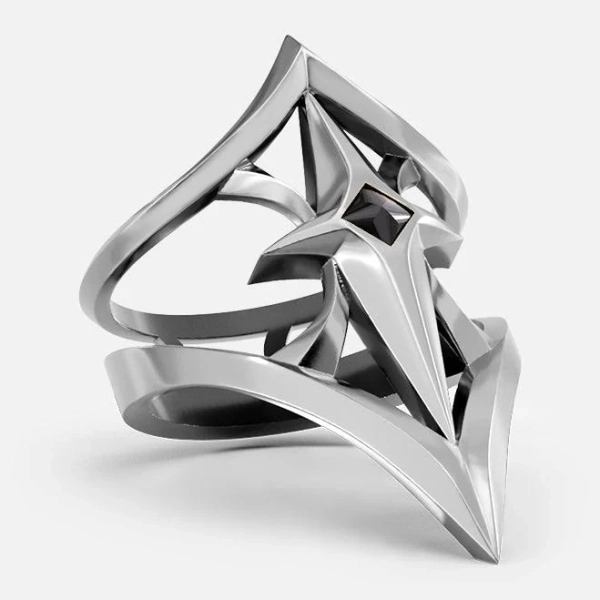Crest Shield Ring