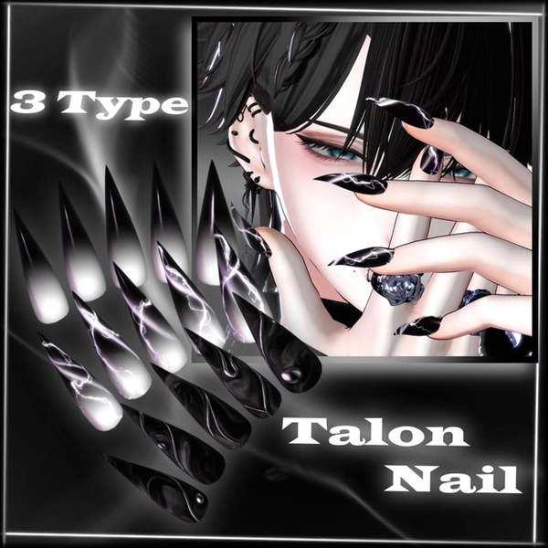 【12アバター対応】✦Talon Nail