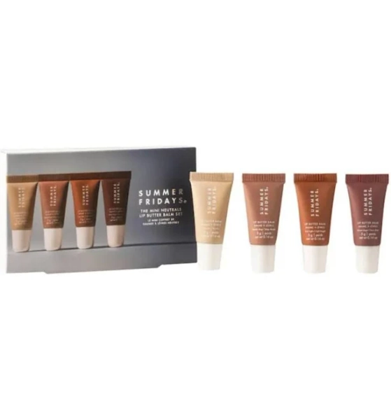 Summer Fridays The Mini Neutrals Lip Butter Balm Set