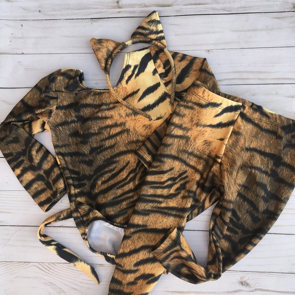 Kids Tiger Costume, Toddler Halloween Tiger, Baby Halloween Costume, 6 12 18 months,2T, 3T, 4T, 5, 6, 8, - Size: 0-3 months US kids' letter