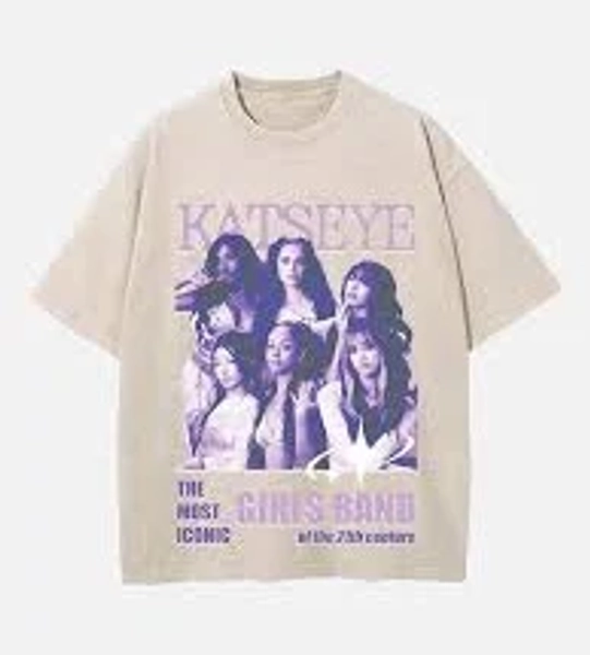 KATSEYE Print Round Neck T-shirt