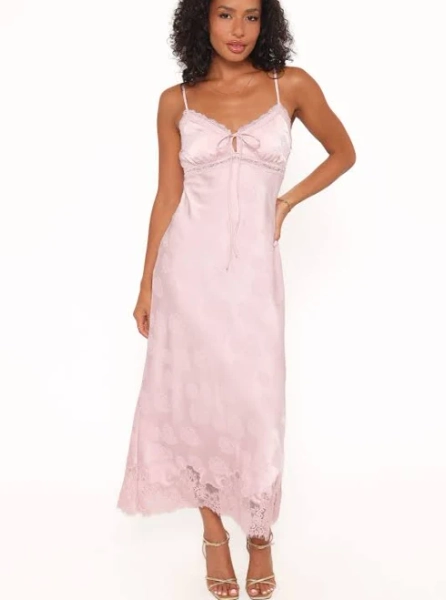 Petal & Pup Women's Melita Lace Sleeveless Maxi Dress