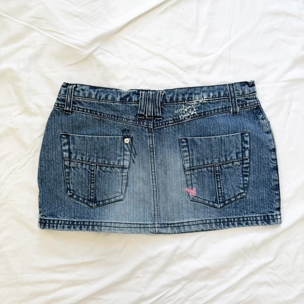 mini skirt denim - size 6 
