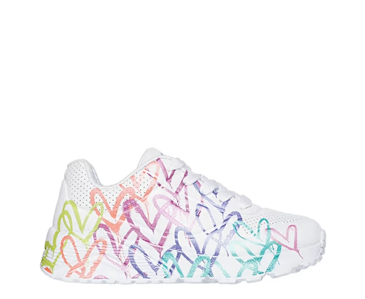 Skechers Girls Little-Big Kid Jgoldcrown Uno Lite Sneaker