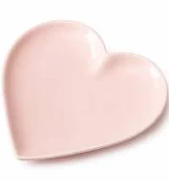Heart Shaped Ceramic Plate Colorful Matte Dinner Plate Dessert Salad Steak Serving Plate Heart Dinner Dish Decorative Tableware Ceramic Food Plate