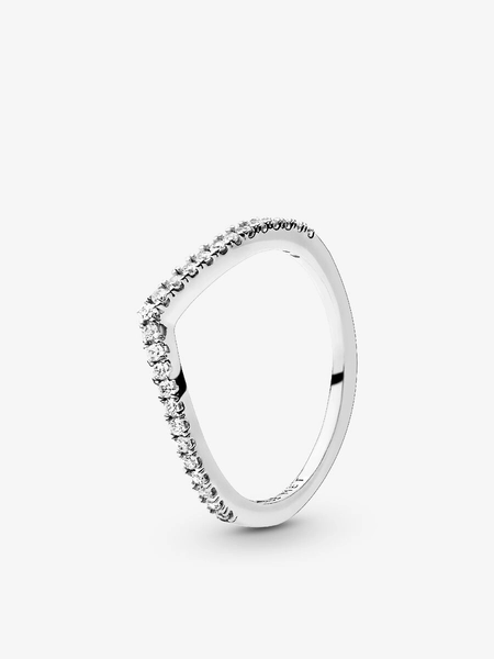 Sparkling Wishbone Ring