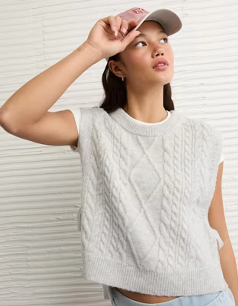 AE Whoa So Soft Side-Tie Vest