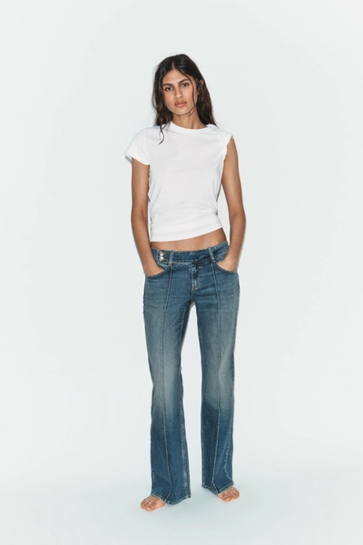 TRF LOW-RISE BOOTCUT JEANS